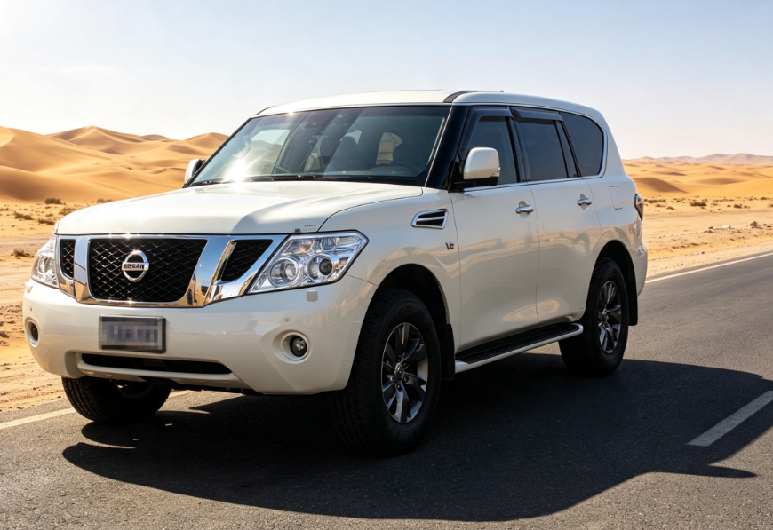 último caso de la compañía sobre Nissan Patrol Y62 Chasis completo, frenos y sistemas de control electrónico