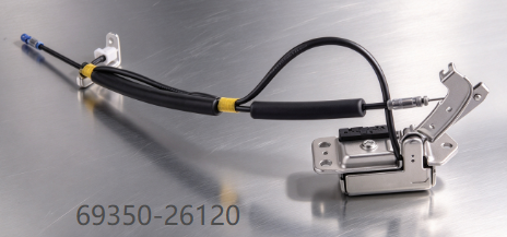 69350-26120 Lock Assy, Back Door For 6935026120 Toyota Hiace 2.7L  l4 KDH200 KDH202