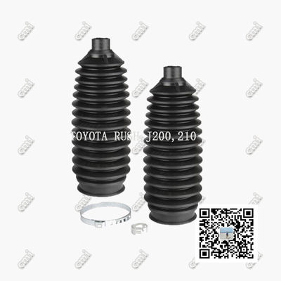 Botas de goma delanteras de estante y del piñón del vínculo de la dirección 45535-97501 para la precipitación J200e J210e de Toyota